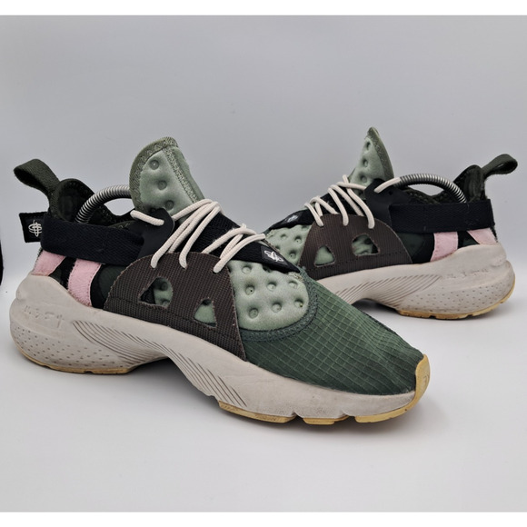 Size 8.5M | 10W - Nike Huarache Type Olive - BQ5102-300 - Picture 2 of 9